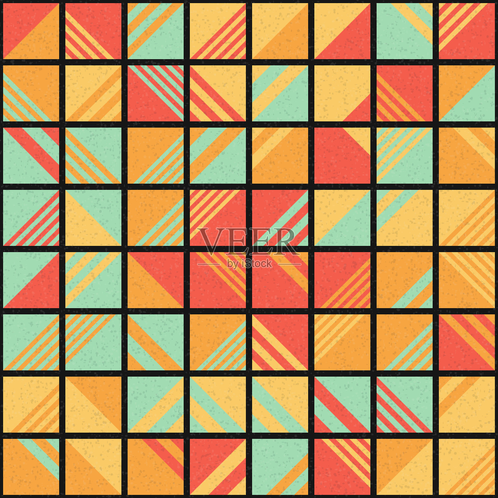 抽象几何图案生成计算艺术插图插画图片素材