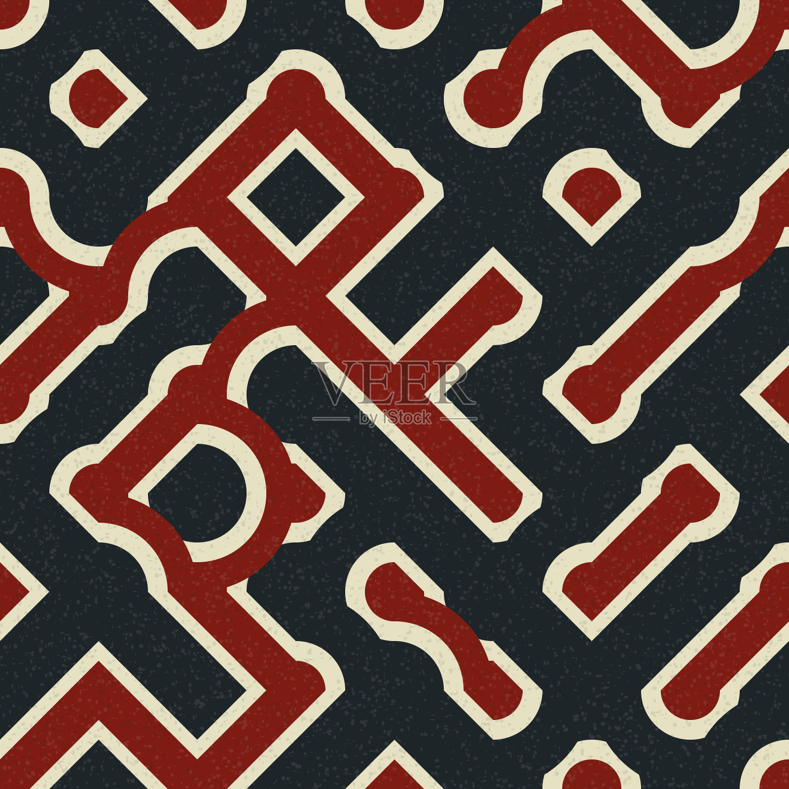 抽象几何图形生成计算艺术插图插画图片素材