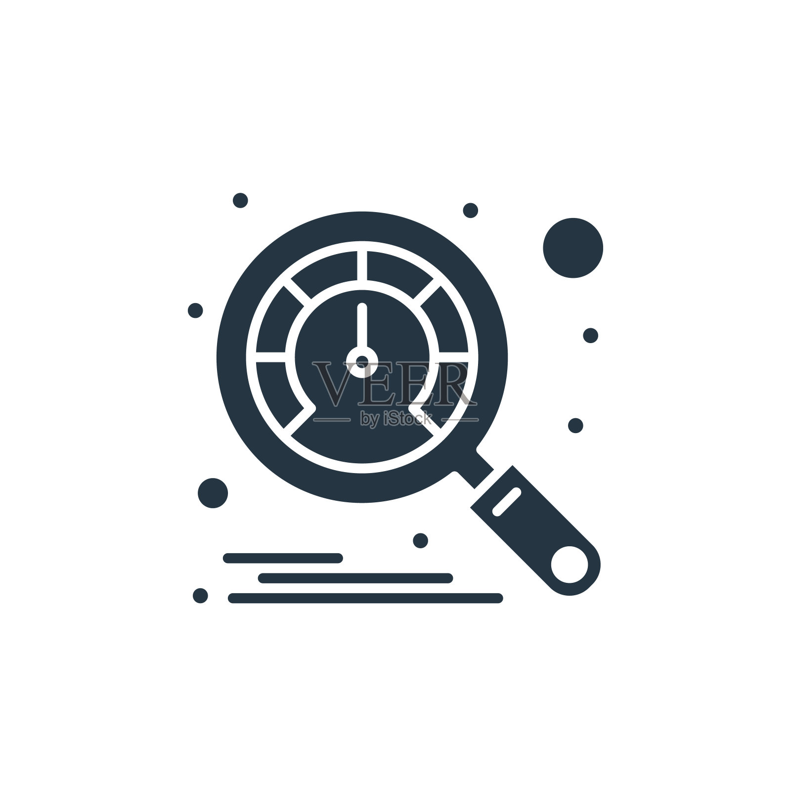 速度计图标。字形速度计图标用于网站设计和移动，应用程序开发，打印。速度表图标从填充seo收集孤立的白色背景。插画图片素材