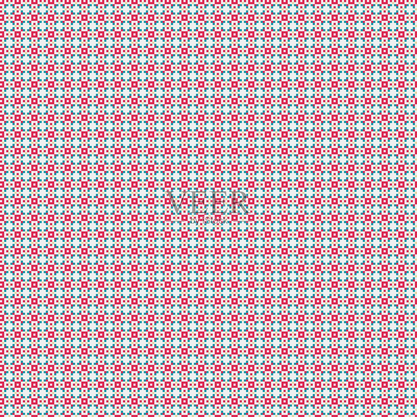 点阵生成式计算艺术插画插画图片素材