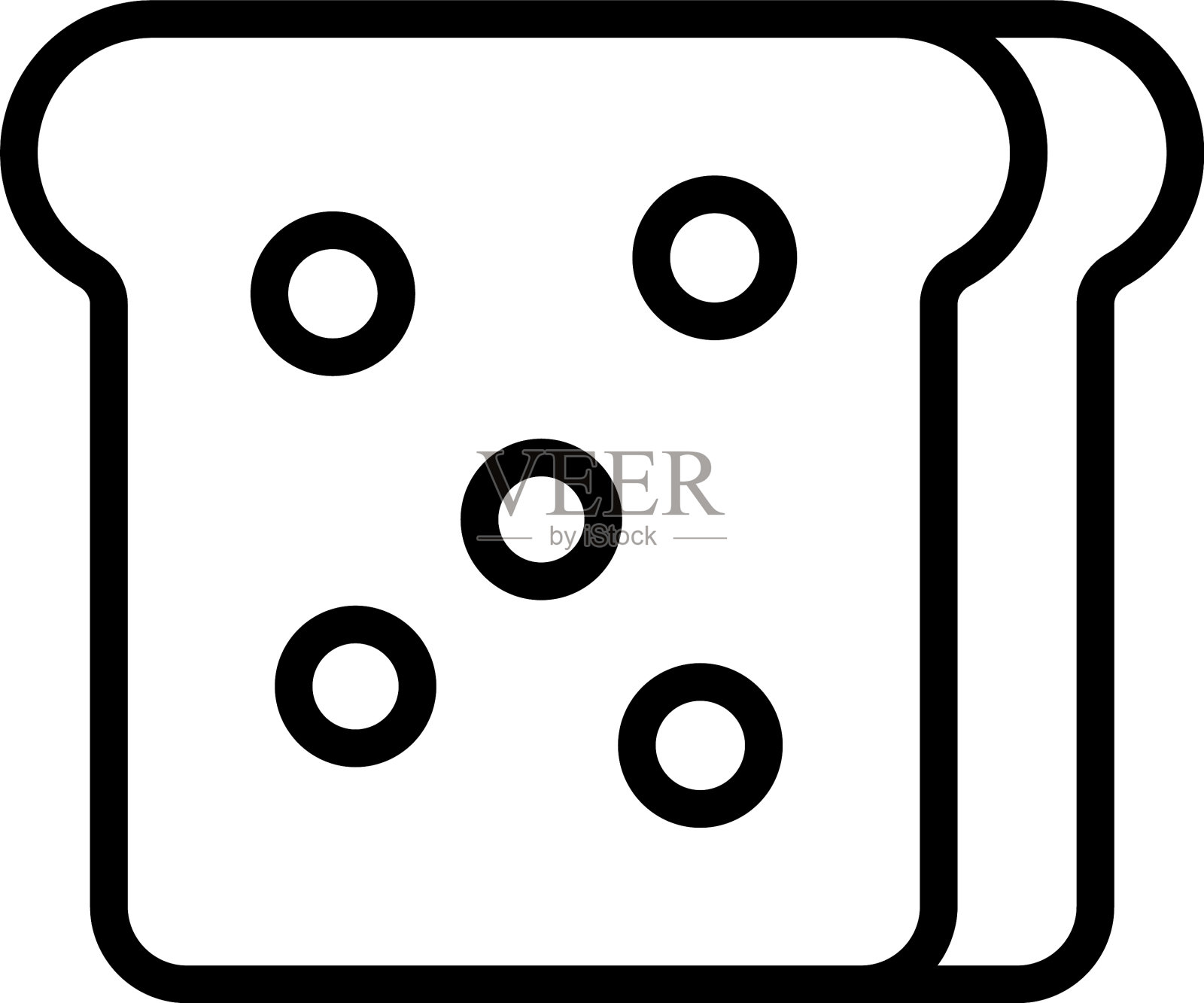 面包片图标素材