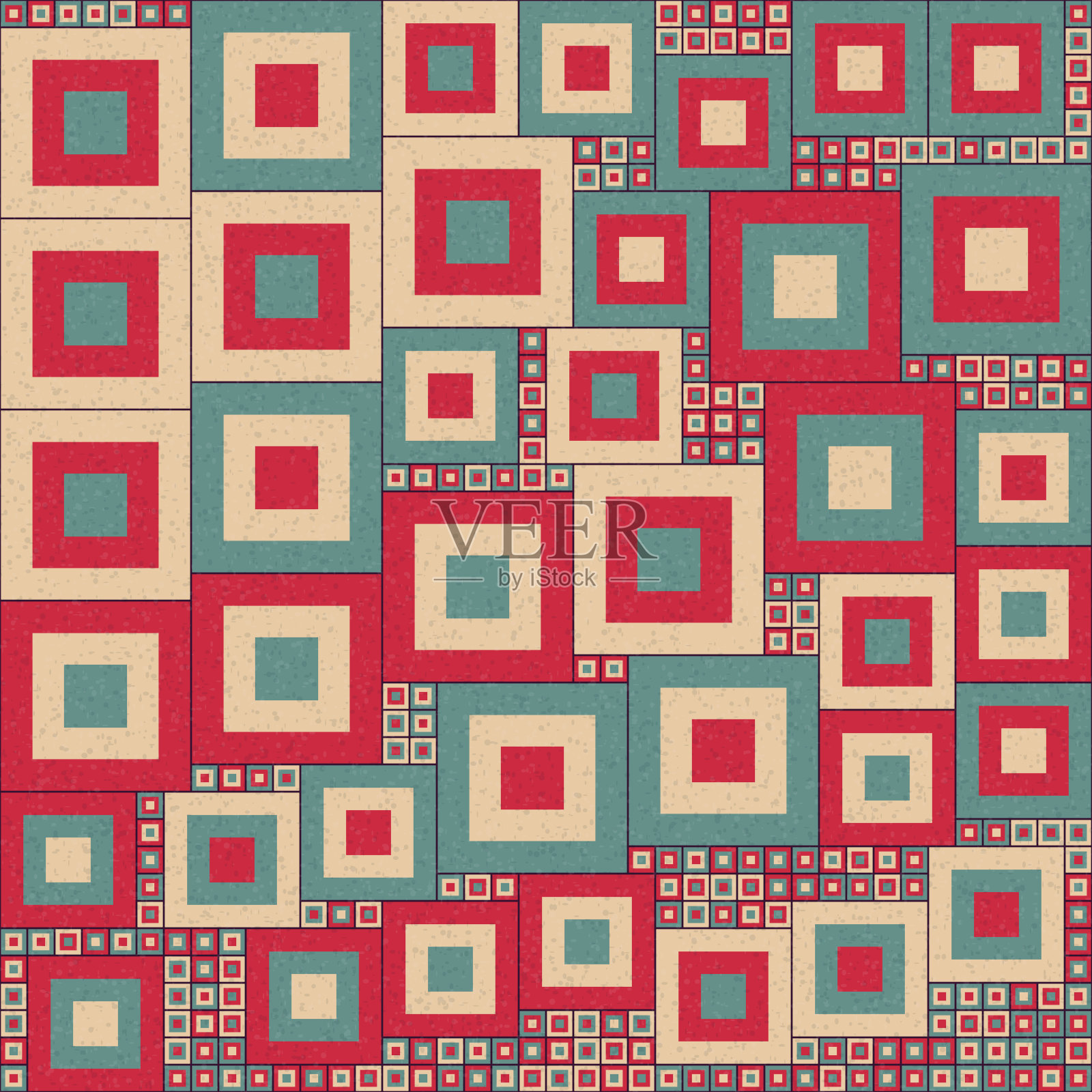 抽象几何图案生成计算艺术插图插画图片素材