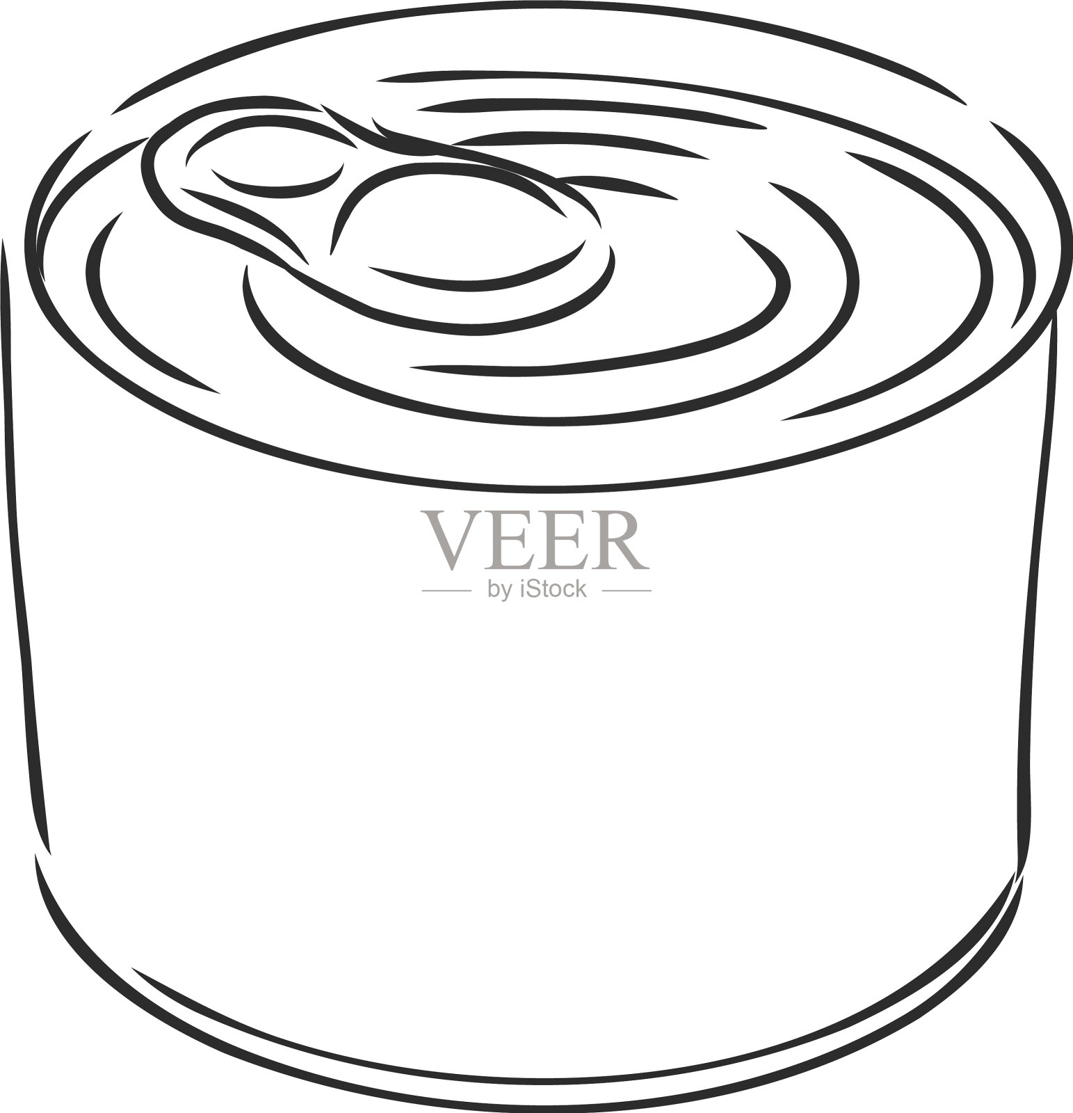 手绘速写食品可以隔绝黑色和插画图片素材