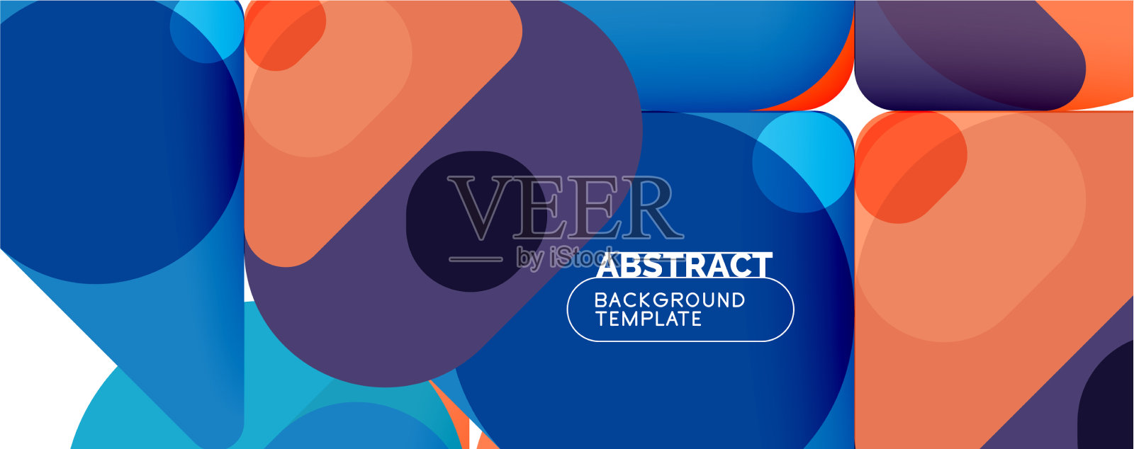 现代几何圆形和动态线条插画图片素材