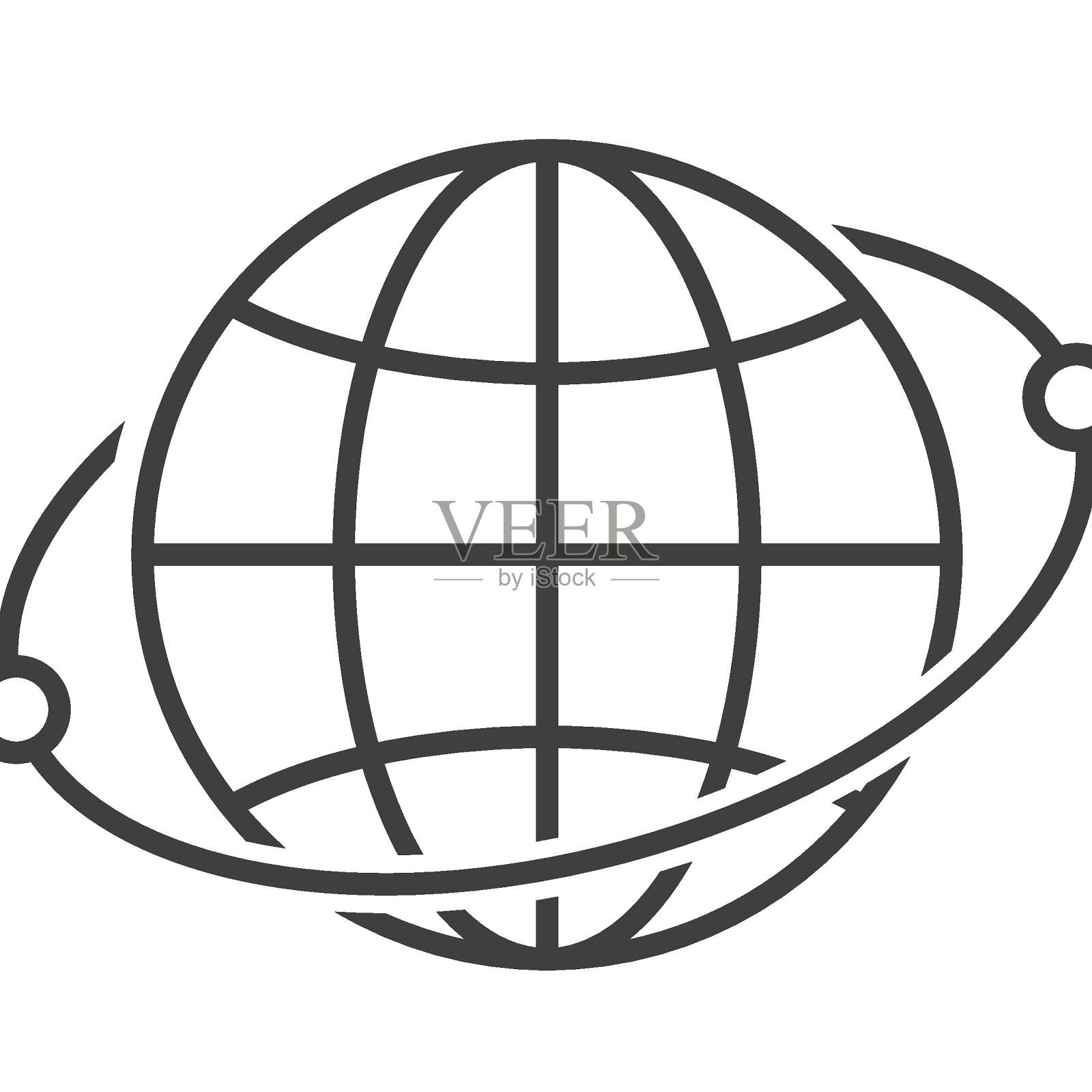 Www，全球和搜索栏元素。全球与光标图标，浏览器栏，WWW，鼠标光标，搜索。矢量插图。插画图片素材