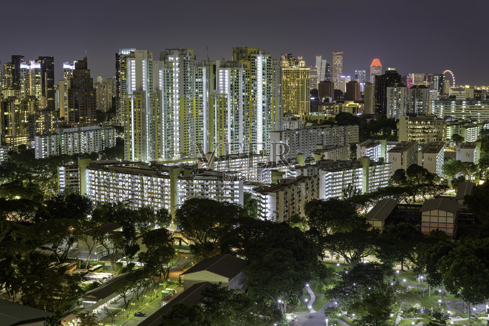 新加坡公共住房照片摄影图片