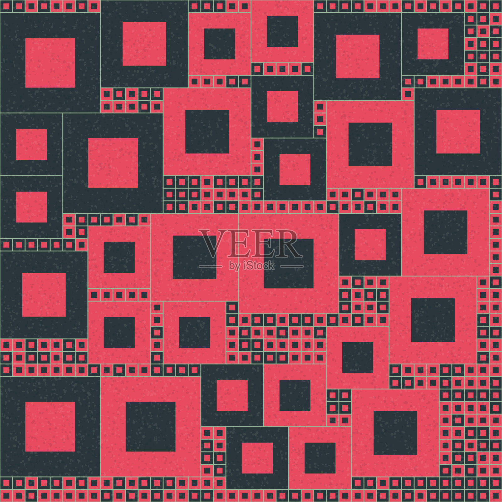 抽象几何图案生成计算艺术插图插画图片素材