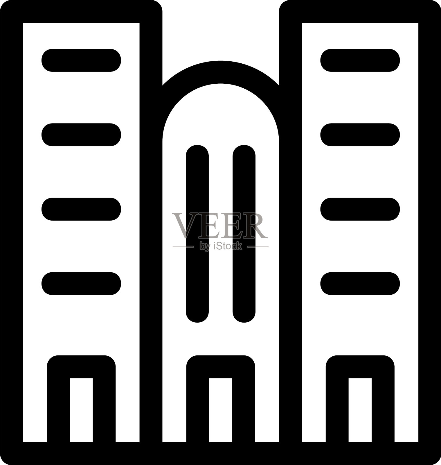 酒店标志或标志孤立标志符号插画图片素材