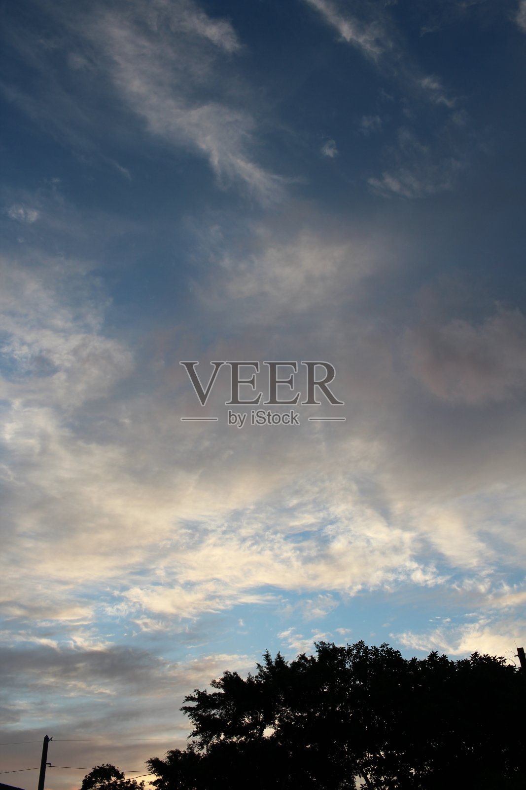 热带天空照片摄影图片