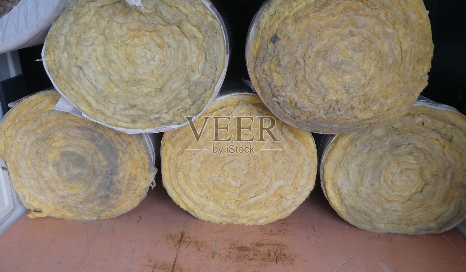 玻璃棉保温照片摄影图片