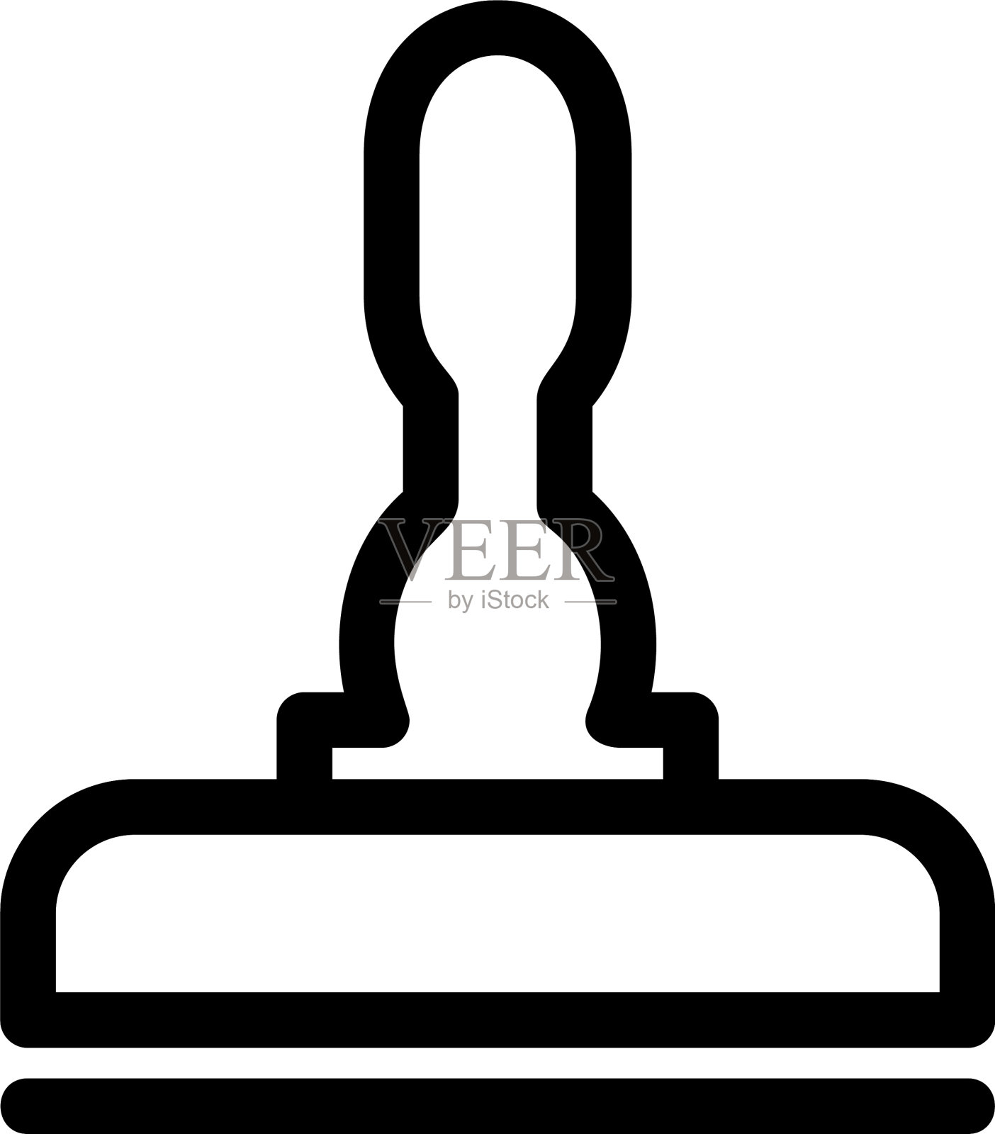 邮票图标或标志孤立的标志符号插画图片素材