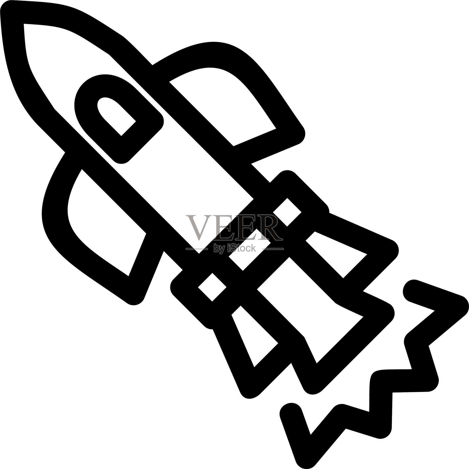 启动图标或标志孤立符号符号插画图片素材