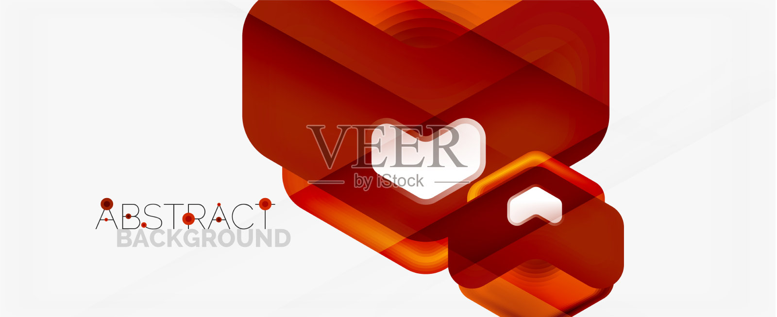 三维箭头几何构成抽象插画图片素材