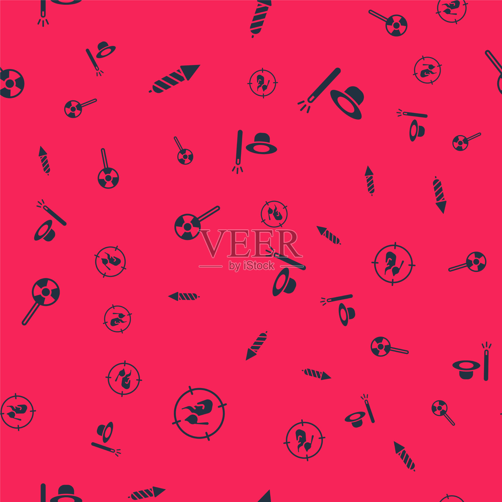 用十字准星烟花来猎杀兔子图标素材