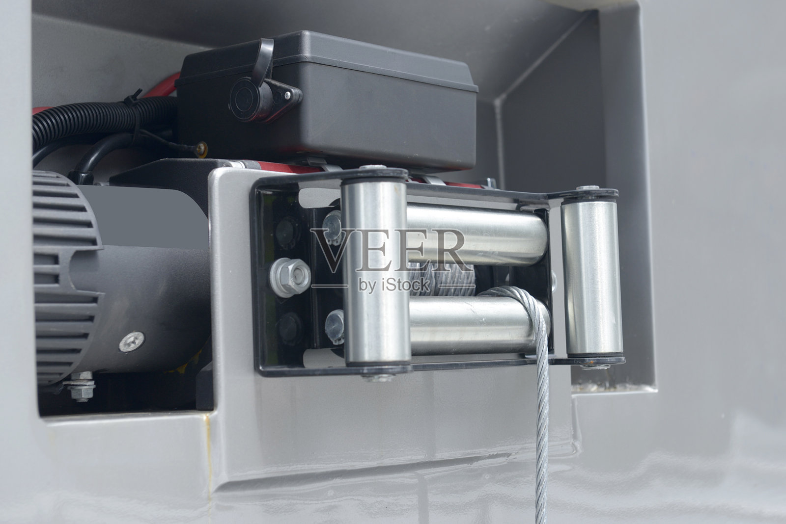 钢丝绳绞车照片摄影图片