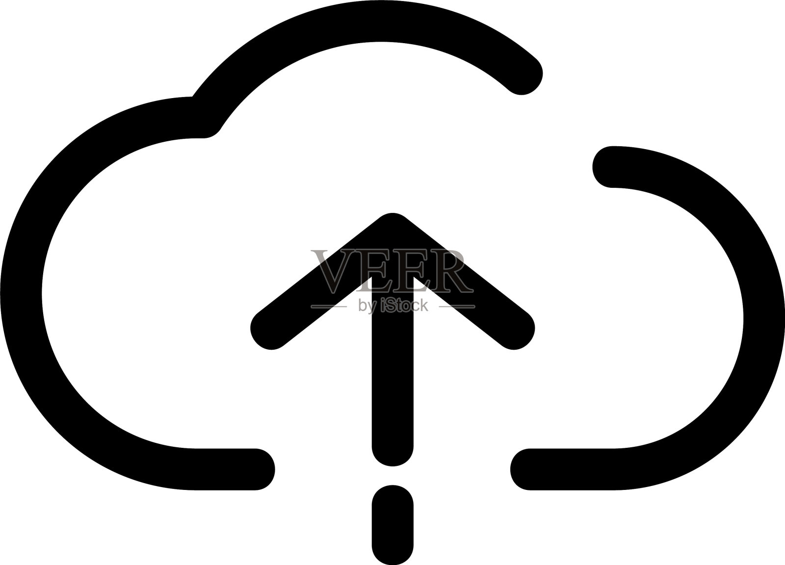 上传图标或标志孤立符号符号插画图片素材