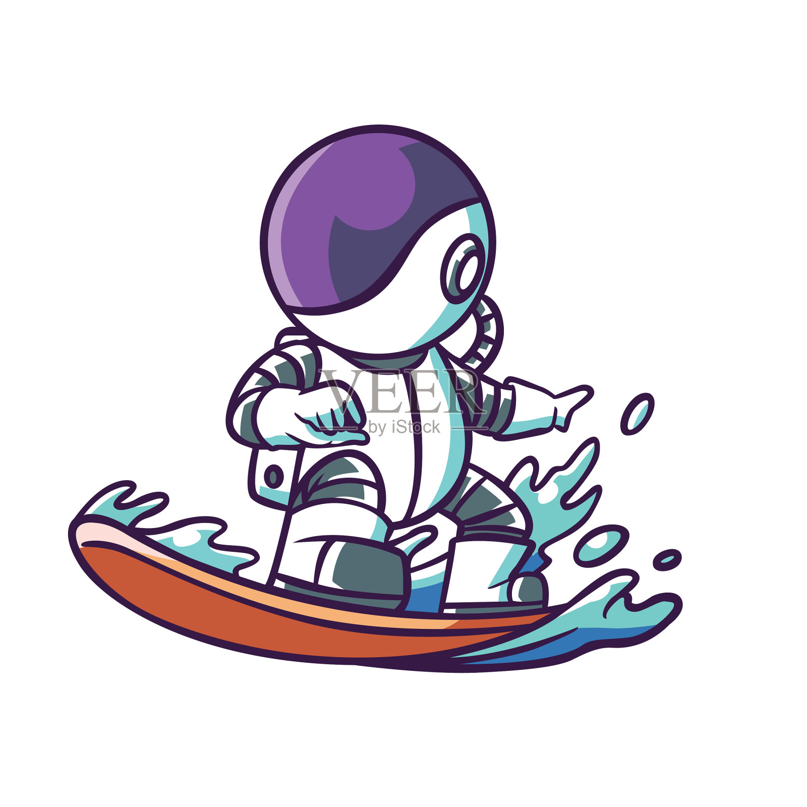 天文可爱设计元素图片