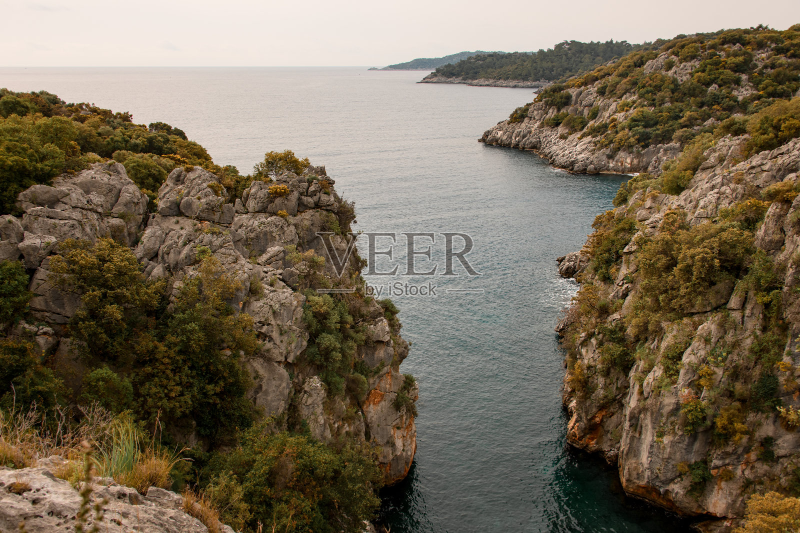 美丽的风景和地中海自然海景照片摄影图片