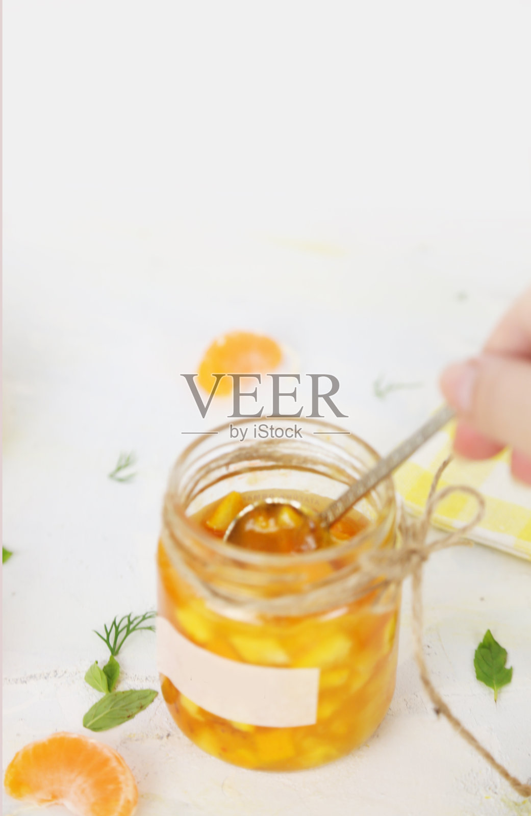 自制有机橙酱照片摄影图片