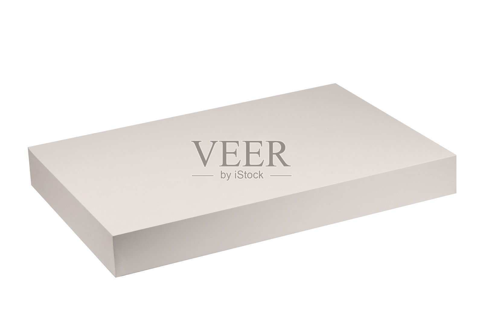 白盒产品包装在侧视图照片摄影图片