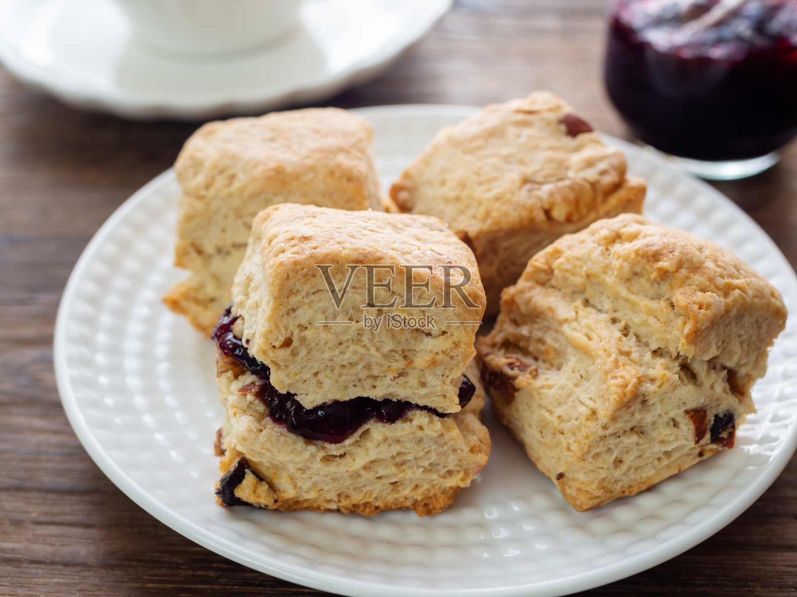 干果和坚果烤饼照片摄影图片