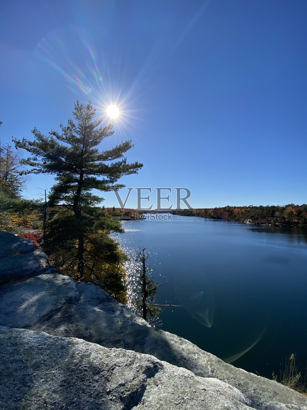 下午的明尼苏达湖照片摄影图片