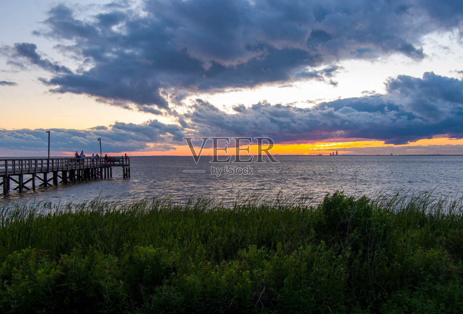 六月的海滨公园照片摄影图片