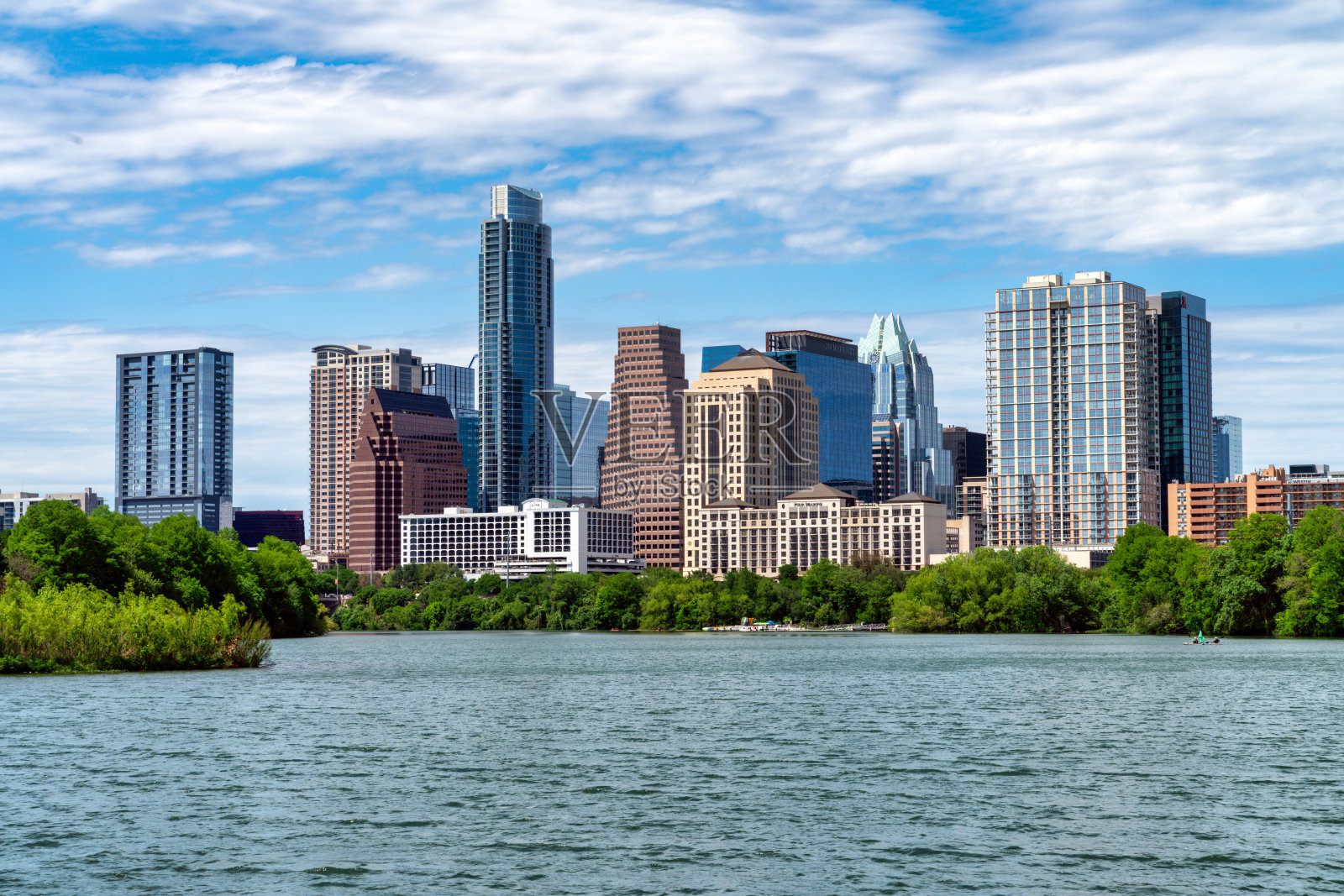 奥斯汀的城市景观和天际线