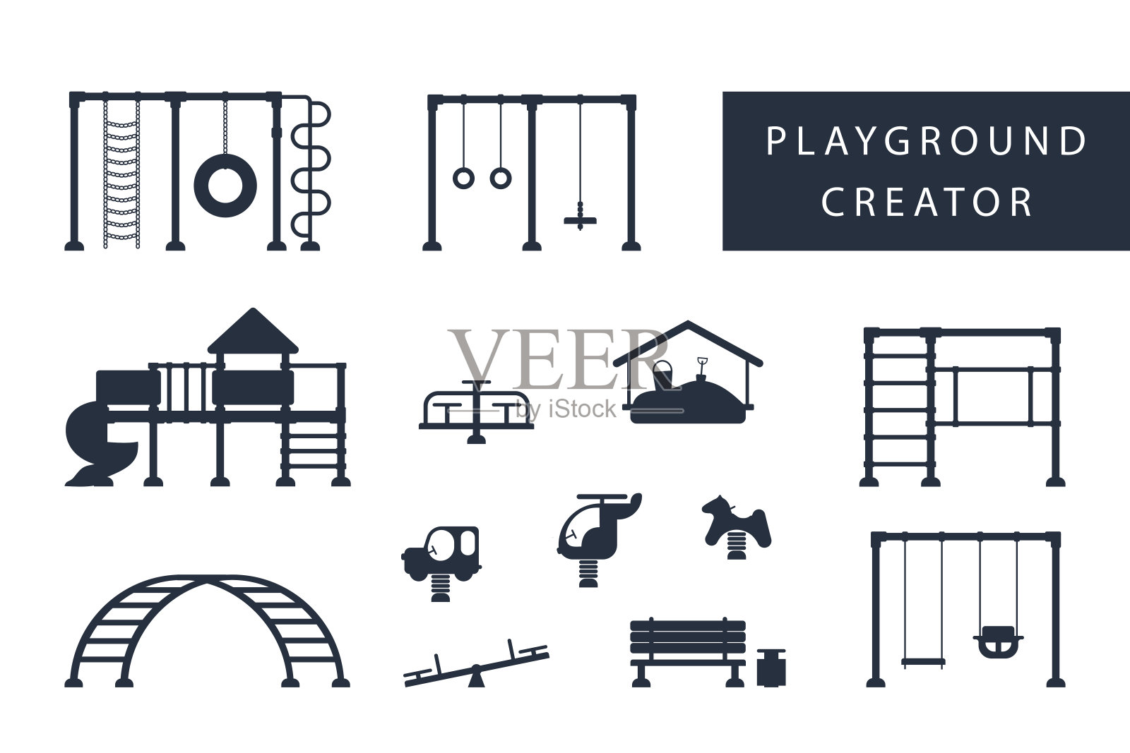 孩子们操场插画图片素材