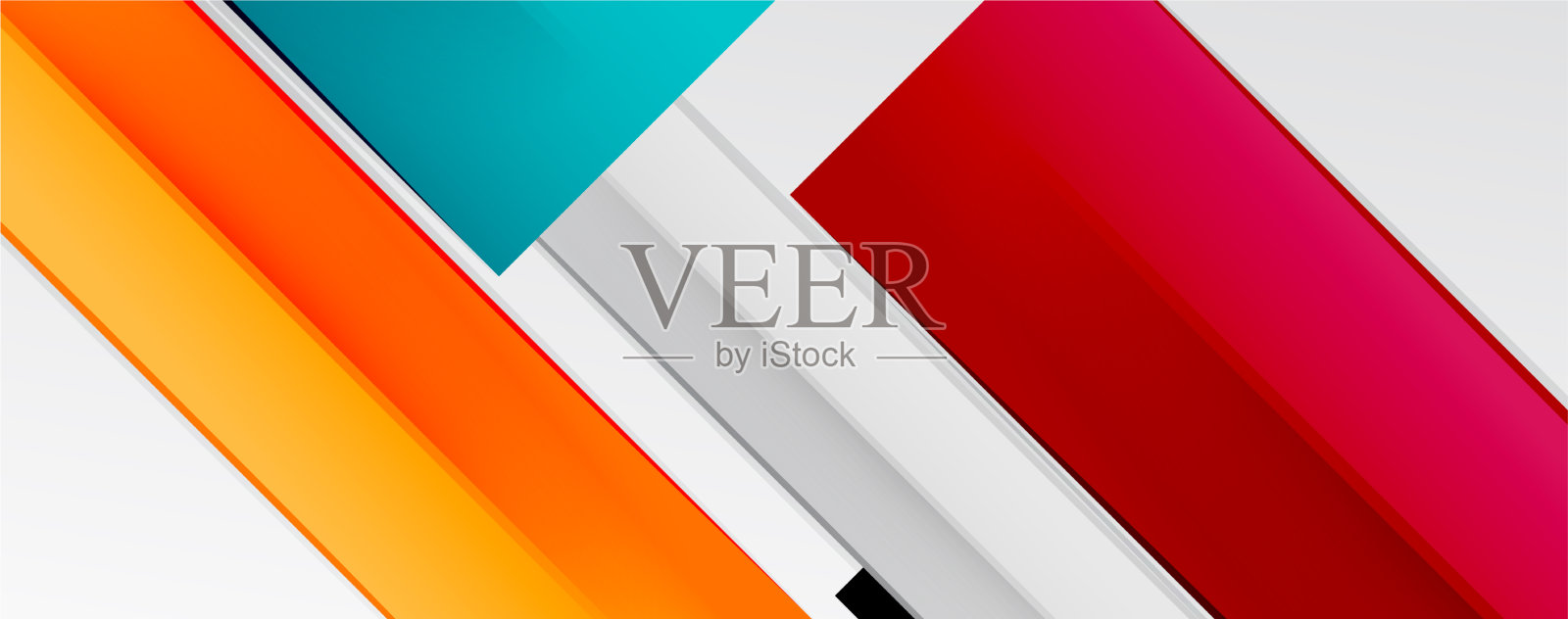 色彩抽象线条时尚几何背景插画图片素材