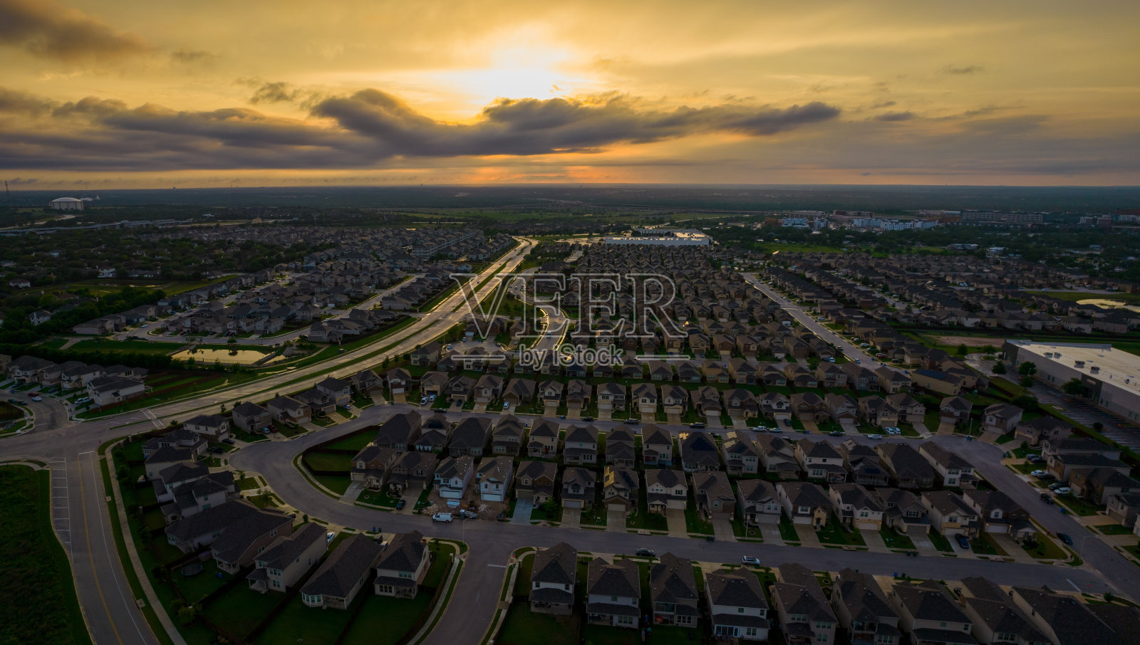 郊区总是有明天的日落照片摄影图片