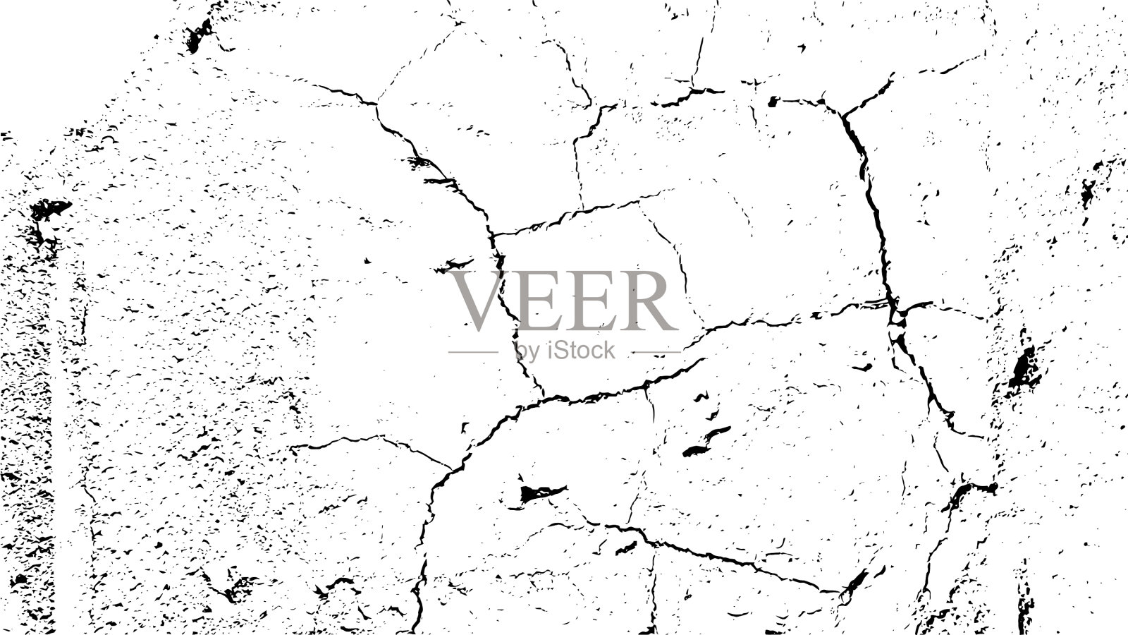 开裂的年代背景裂纹垃圾纹理插画图片素材