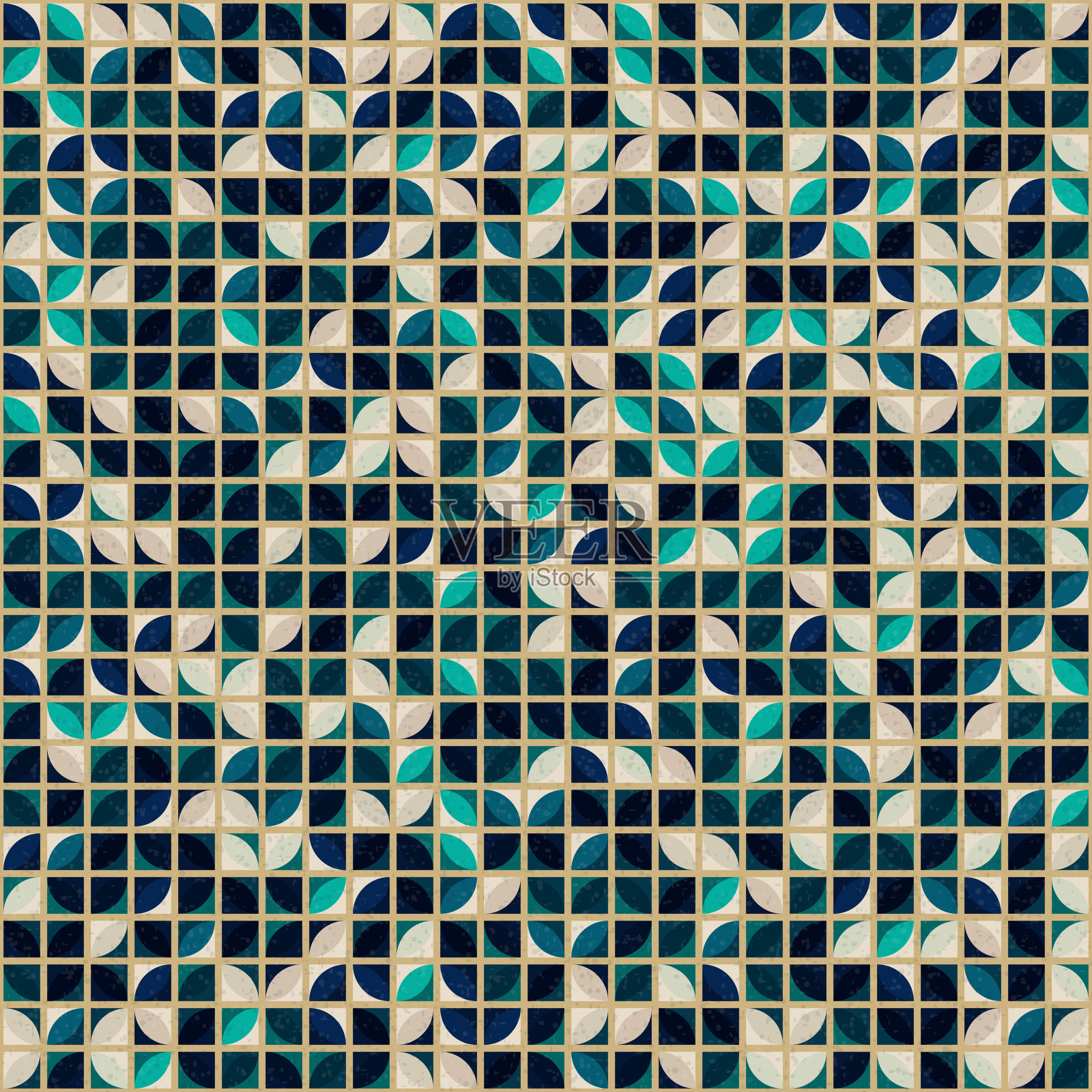 抽象几何图案生成计算艺术插图插画图片素材