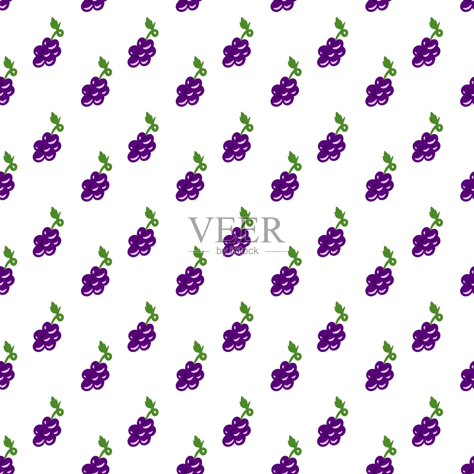 葡萄果实纹路无缝设计元素图片