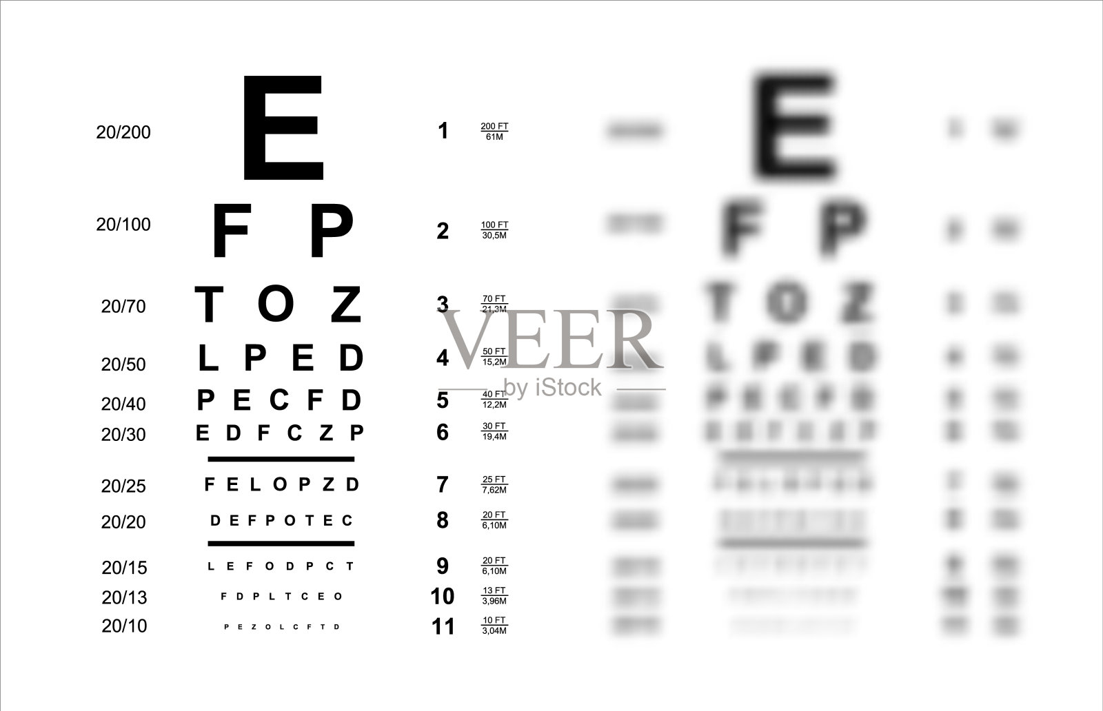 测试板用于验证患者，矢量图像测试隔离在白色背景上。插画图片素材
