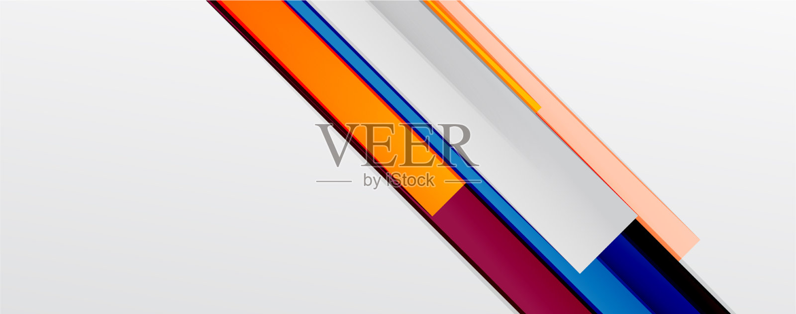 多色线条为背景设计模板插画图片素材