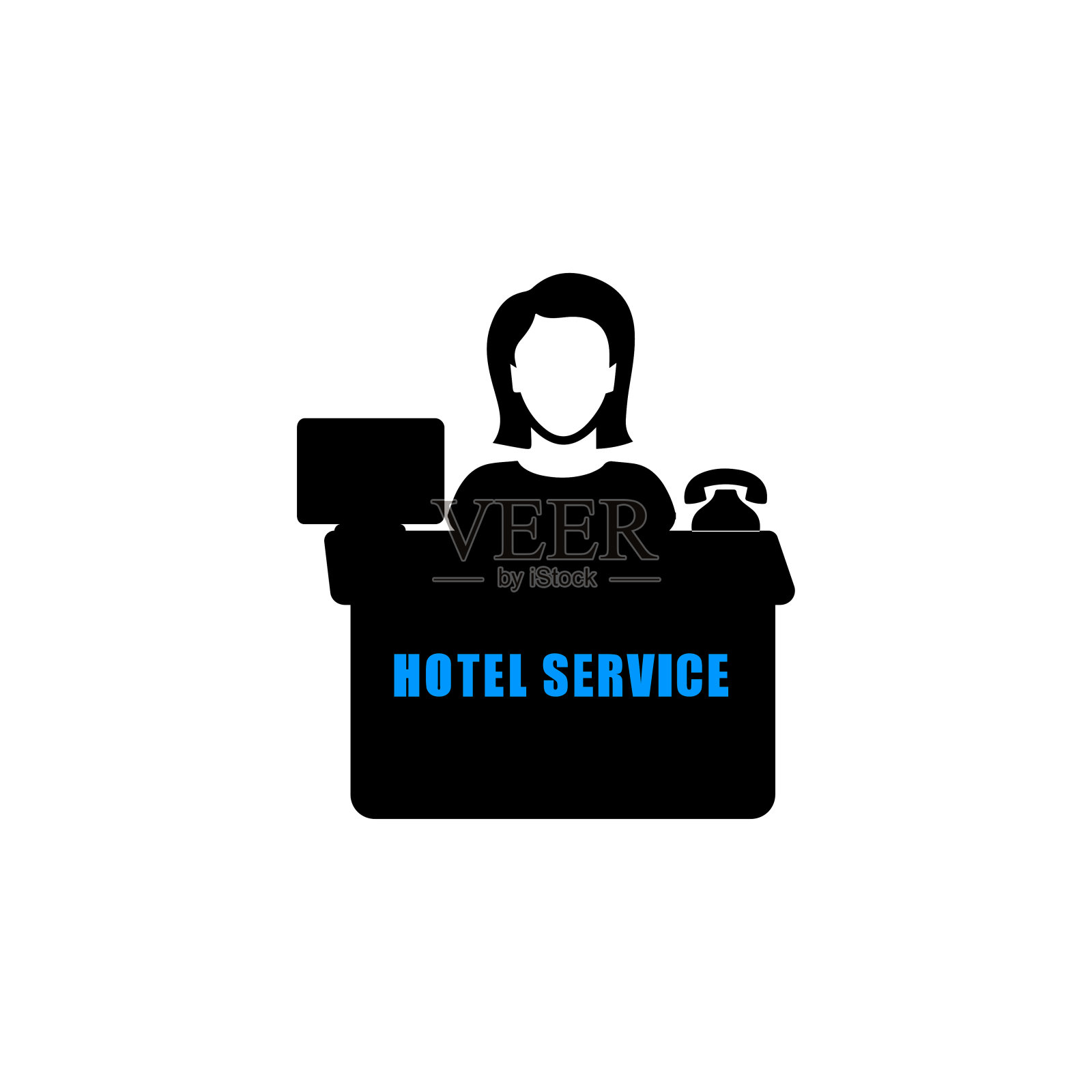 酒店和餐厅服务图标图标素材