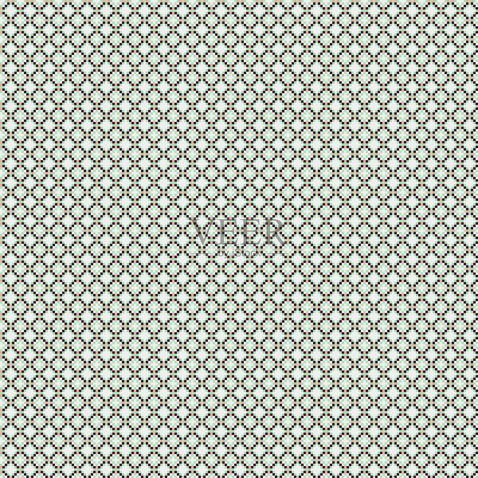 抽象交叉图案点生成计算艺术插图插画图片素材