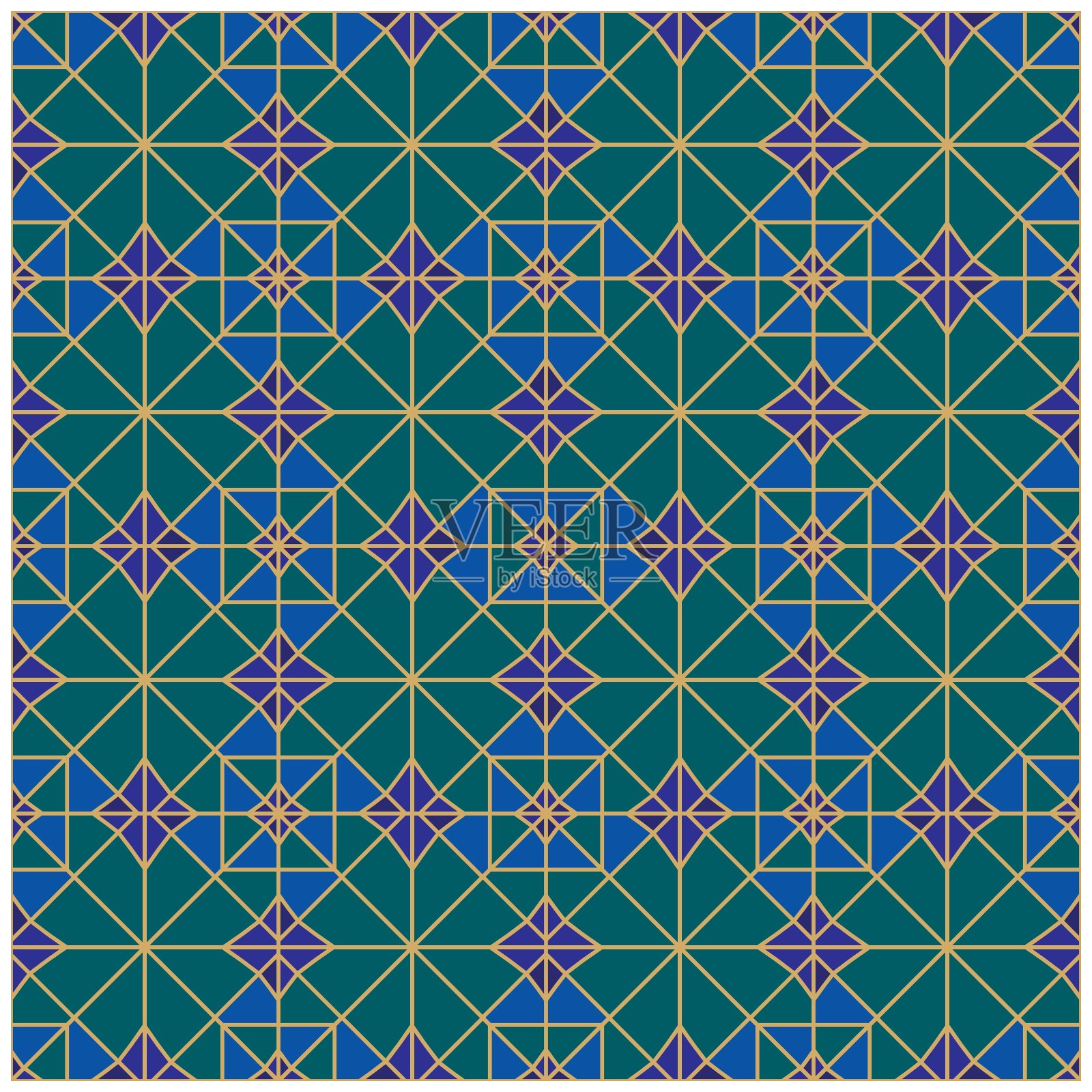 几何图案矢量无缝图案插画图片素材