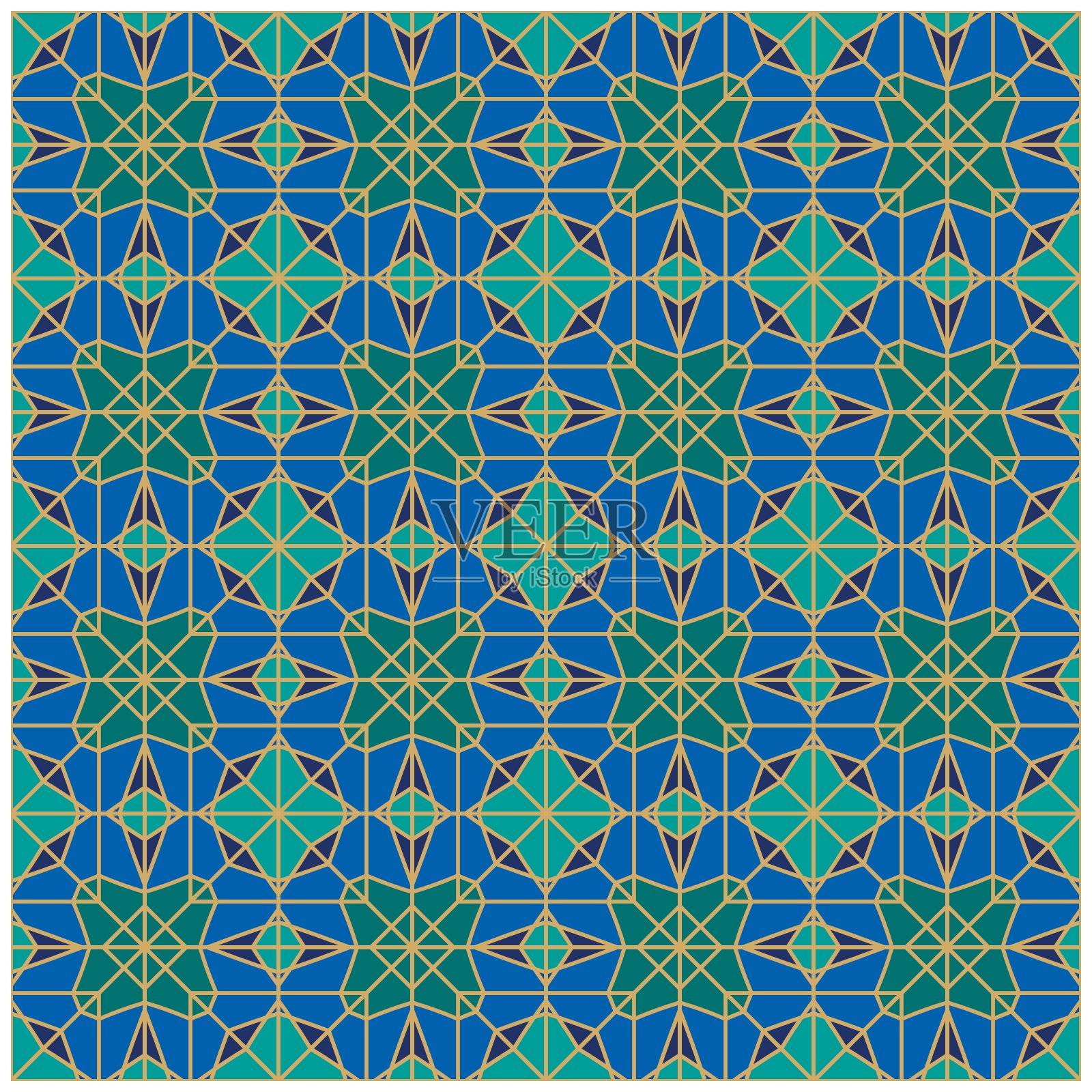 几何图案矢量无缝图案插画图片素材