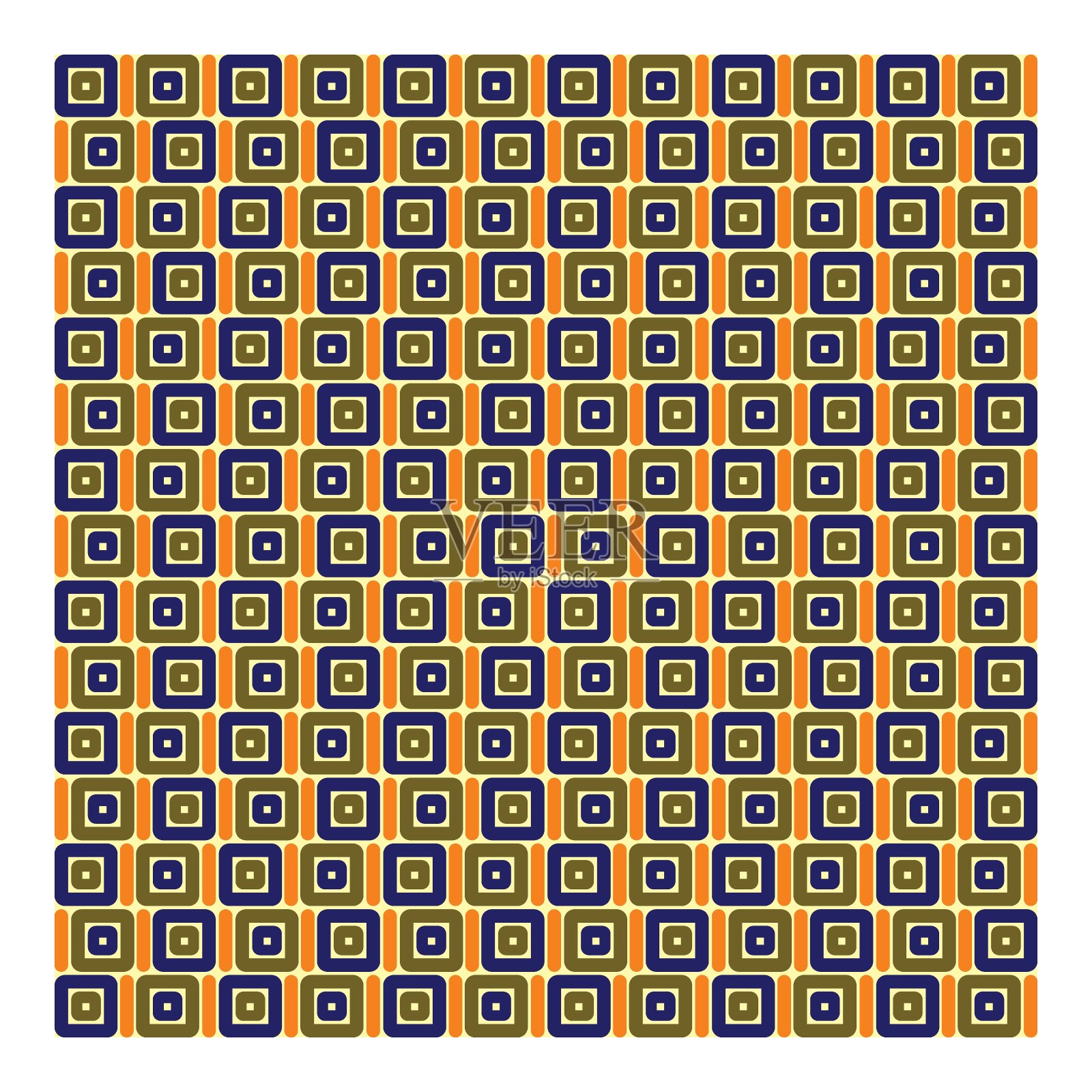 矢量无缝图案、几何图案、乡绅线、叶、果、花无缝图案、几何图案插画图片素材