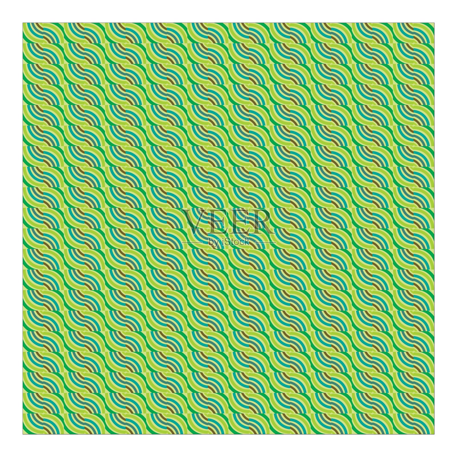 矢量无缝图案、几何图案、乡绅线、叶、果、花无缝图案、几何图案插画图片素材