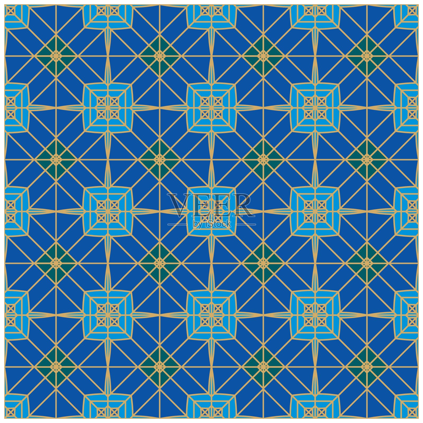 几何矢量无缝图案EPS10矢量图插画图片素材