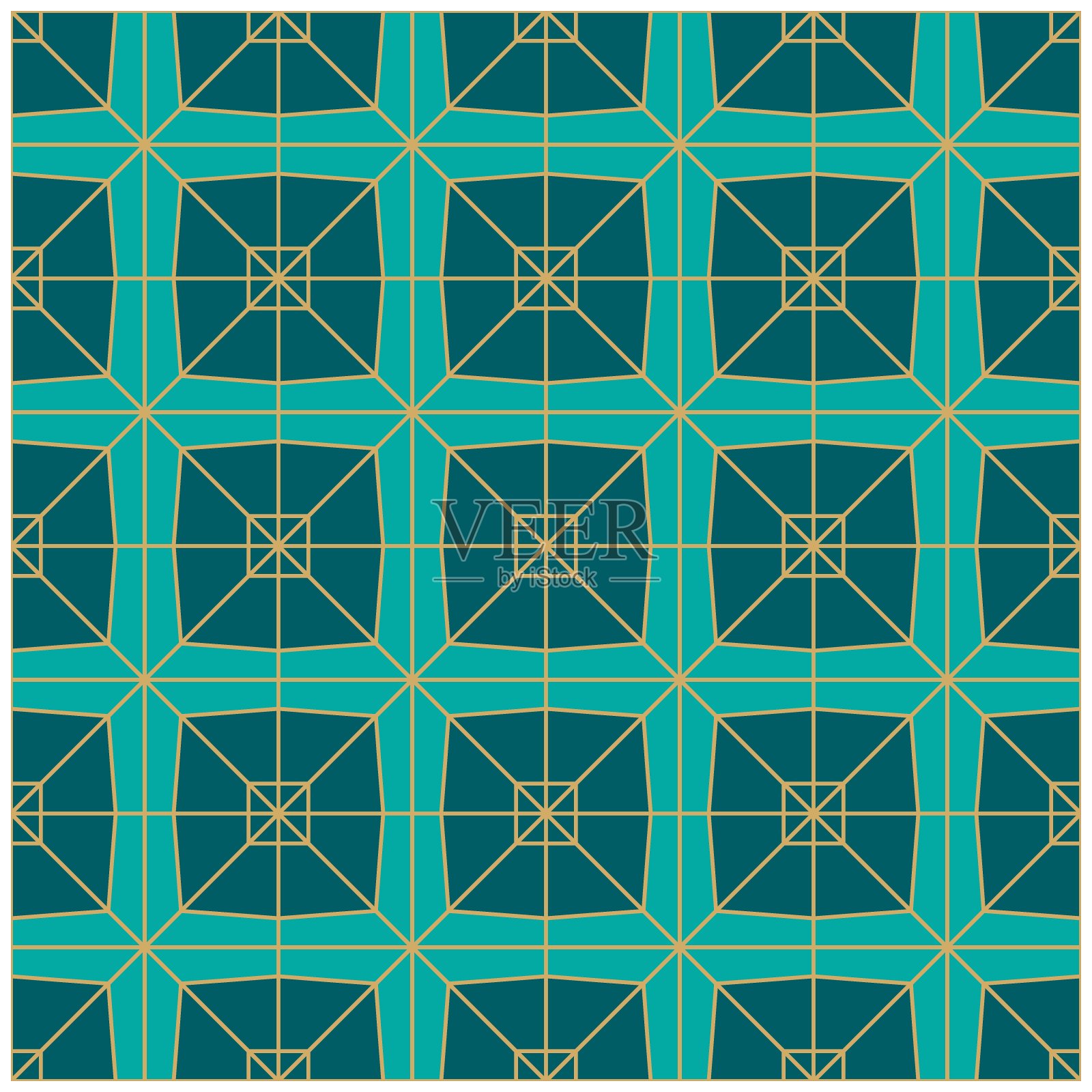 几何图案矢量无缝图案插画图片素材