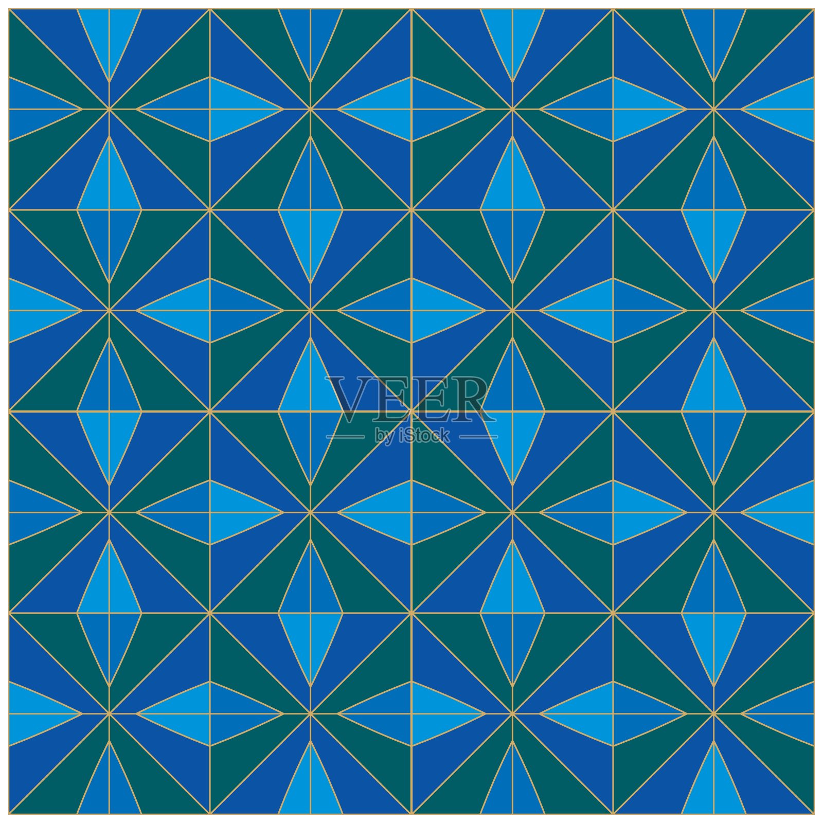 几何矢量无缝图案EPS10矢量图插画图片素材