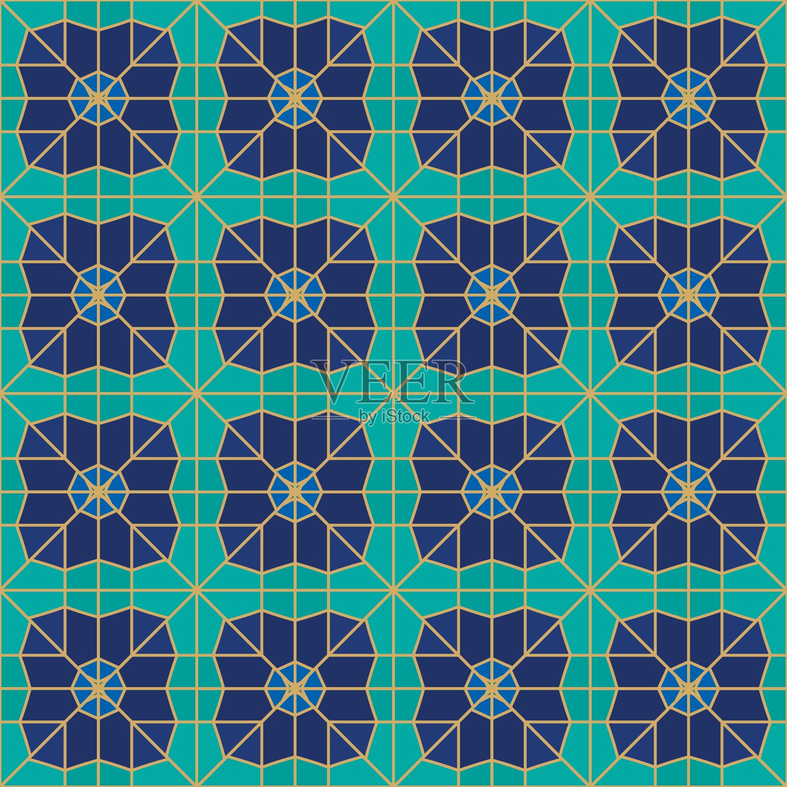 几何矢量无缝图案EPS10矢量图插画图片素材