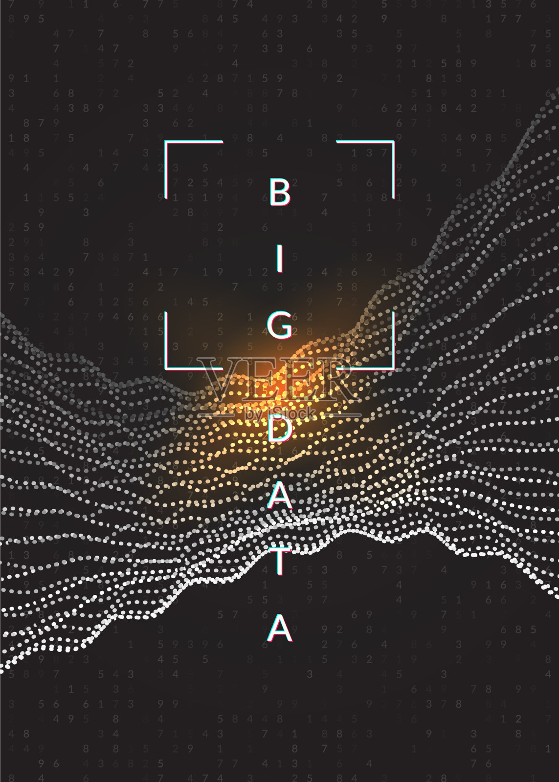 数字技术抽象背景人工插画图片素材