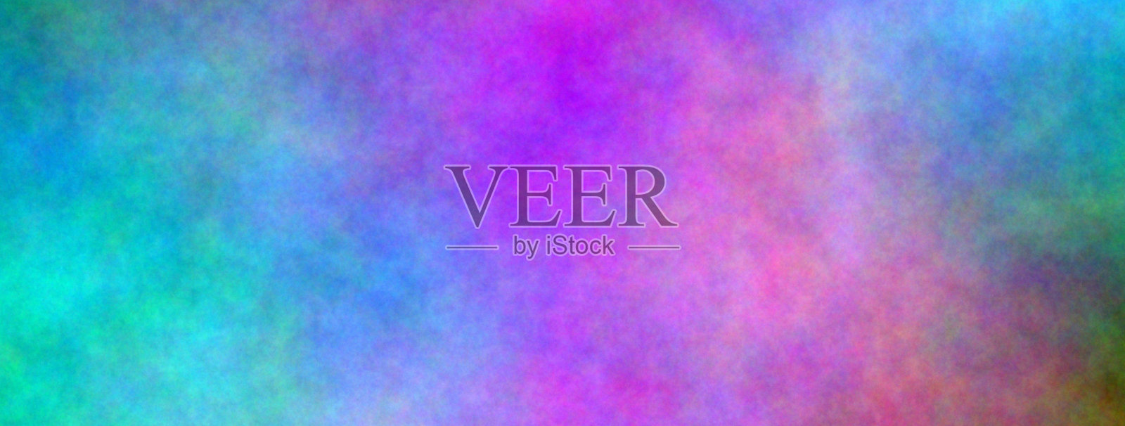 从天蓝色到紫色。横幅抽象背景。颜色谱模糊，纹理背景。彩虹的颜色。鲜艳的色彩光谱背景。照片摄影图片