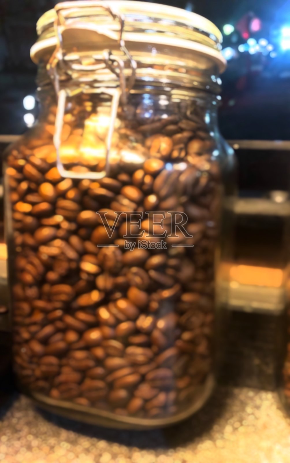 咖啡豆散焦照片摄影图片