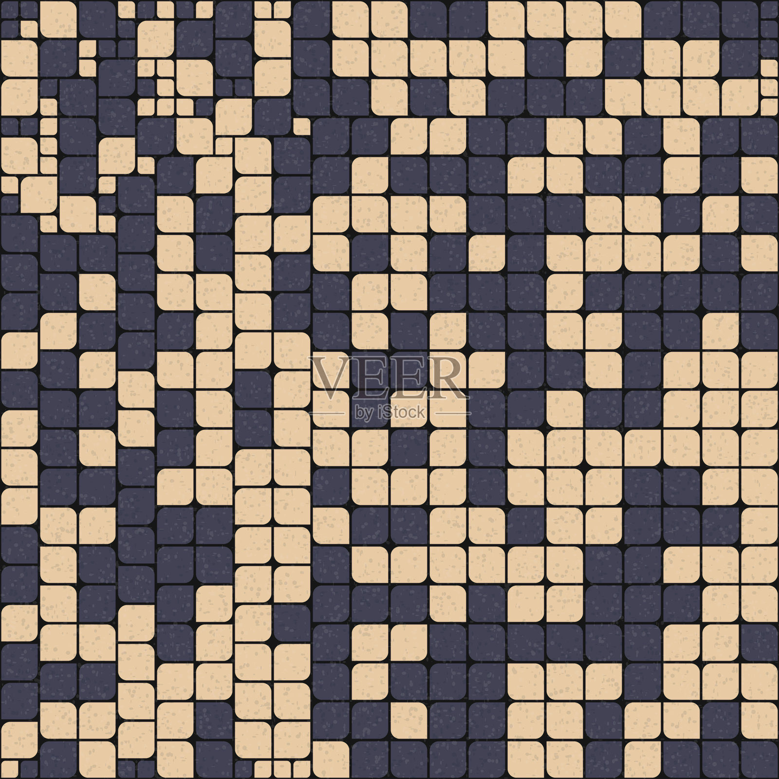 抽象几何图案生成计算艺术插图插画图片素材